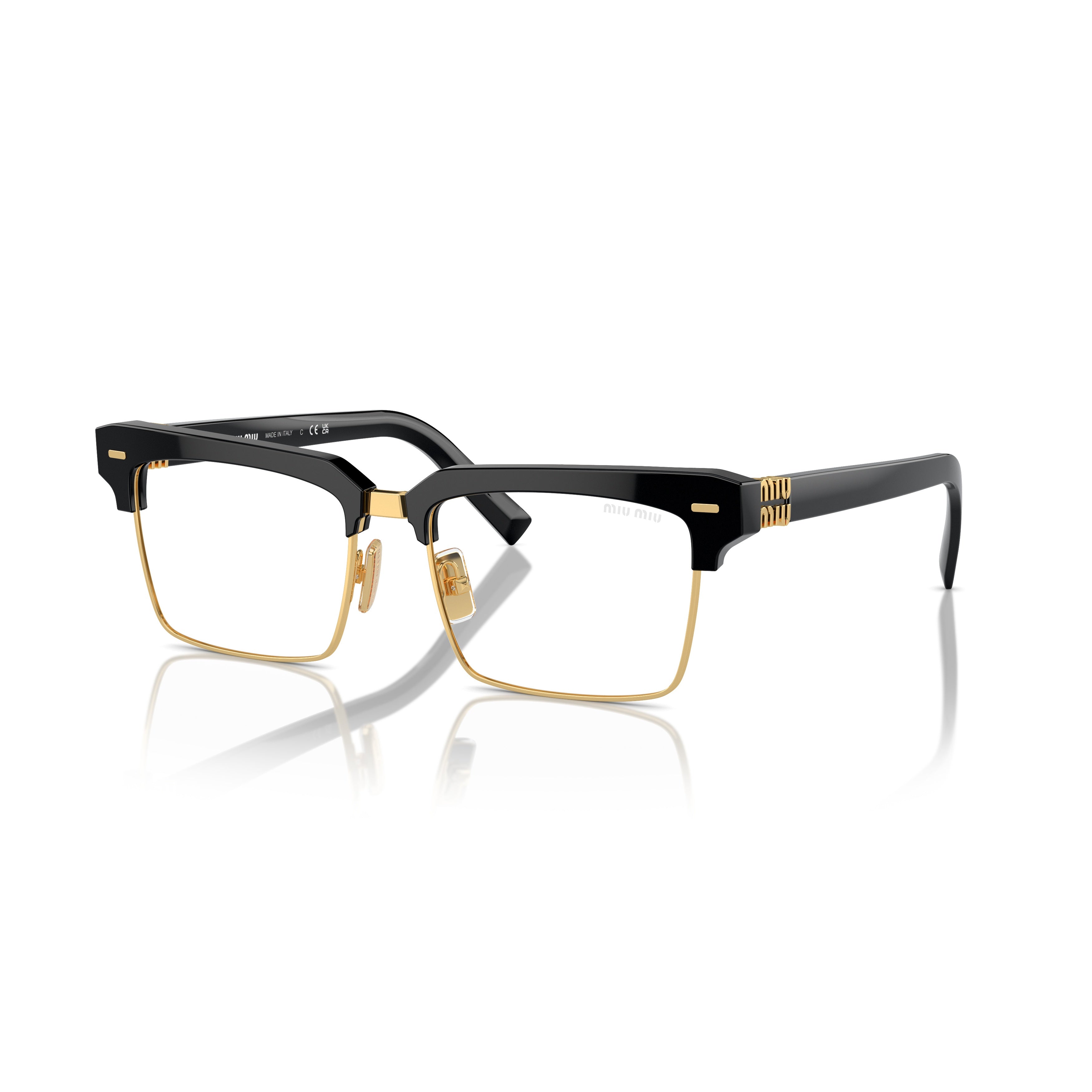 0mu 10zs Square Frame Eyeglasses