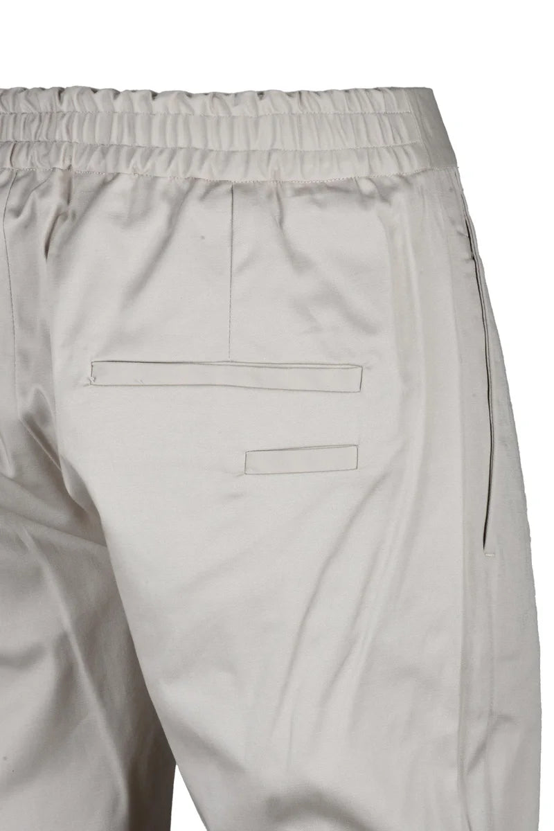 Cotton Stretch Trousers - White