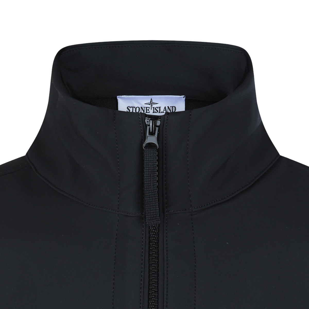 Black Jacket with High Collar