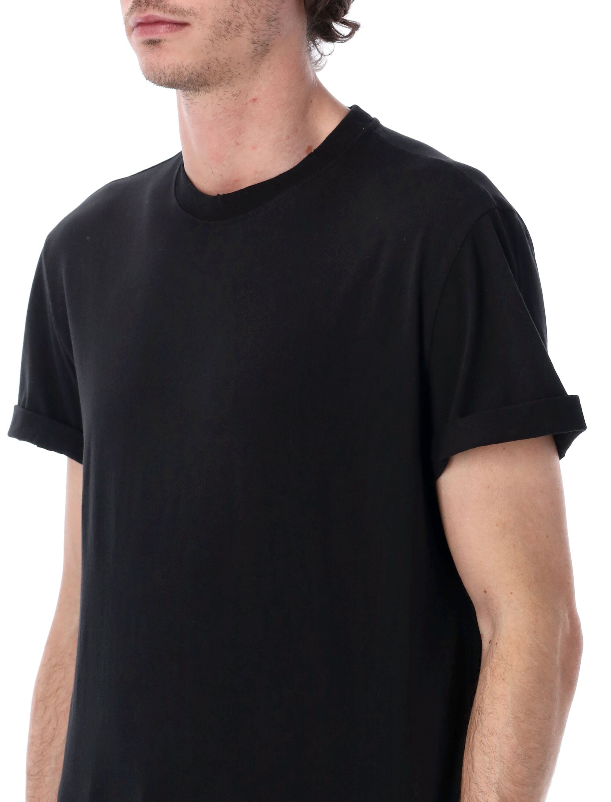 Distressed Cotton T-Shirt
