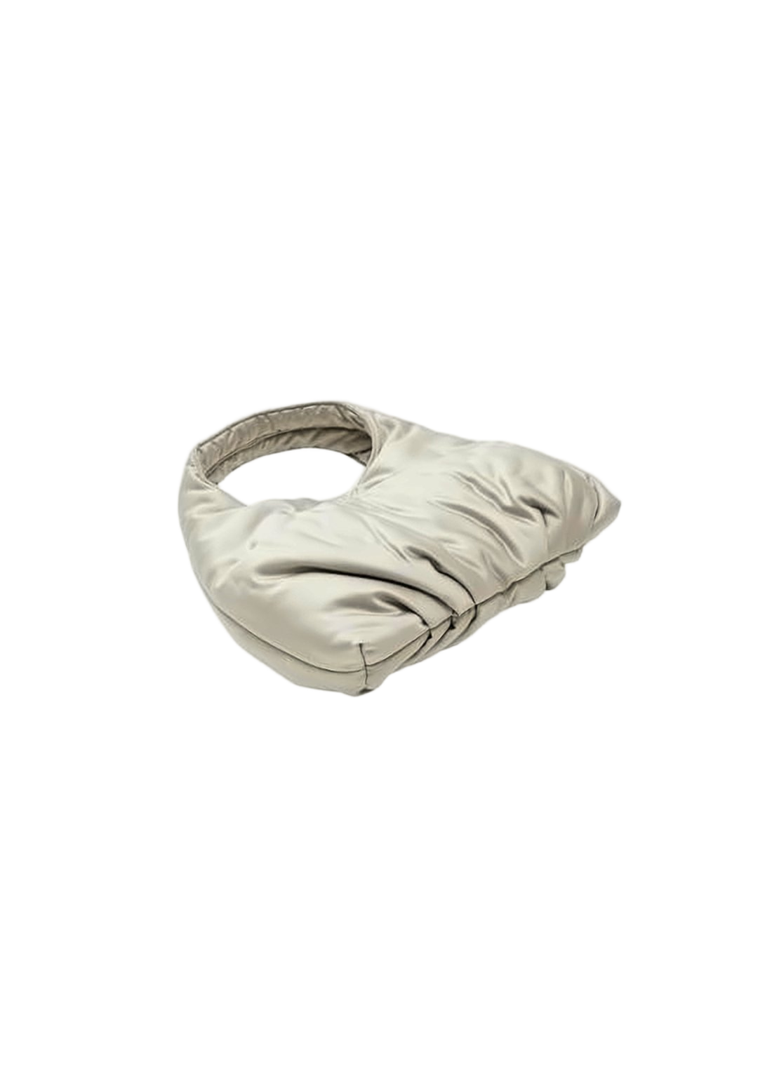 Gathered Detail Shoulder Bag with Pouch-Like Design