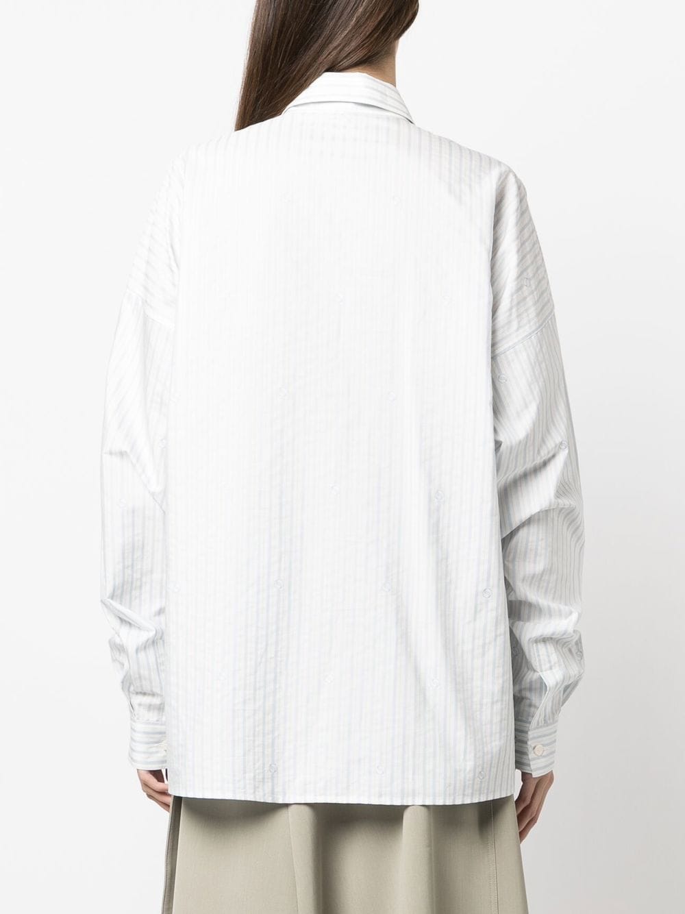 White Shirt Relaxed Fit Cotton Shirt