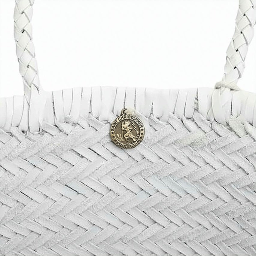 Woven Calf Leather Shoulder Bag
