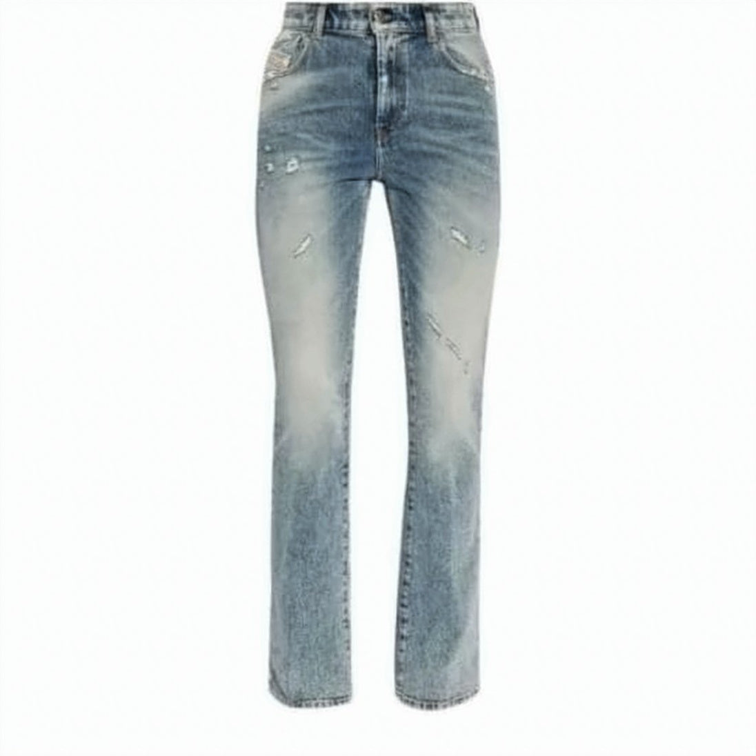 Classic Straight-Leg Denim Pants