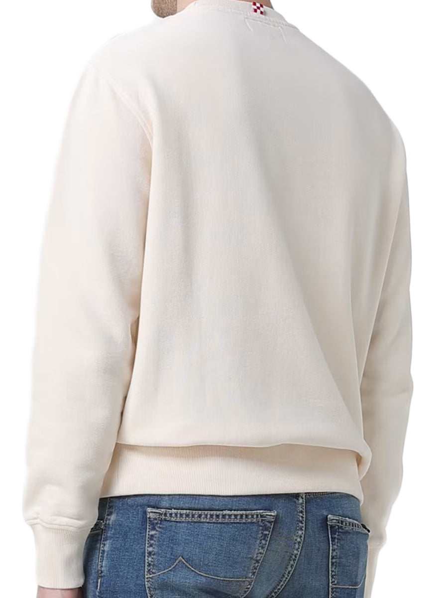 Crewneck Sweatshirt with Festive Print