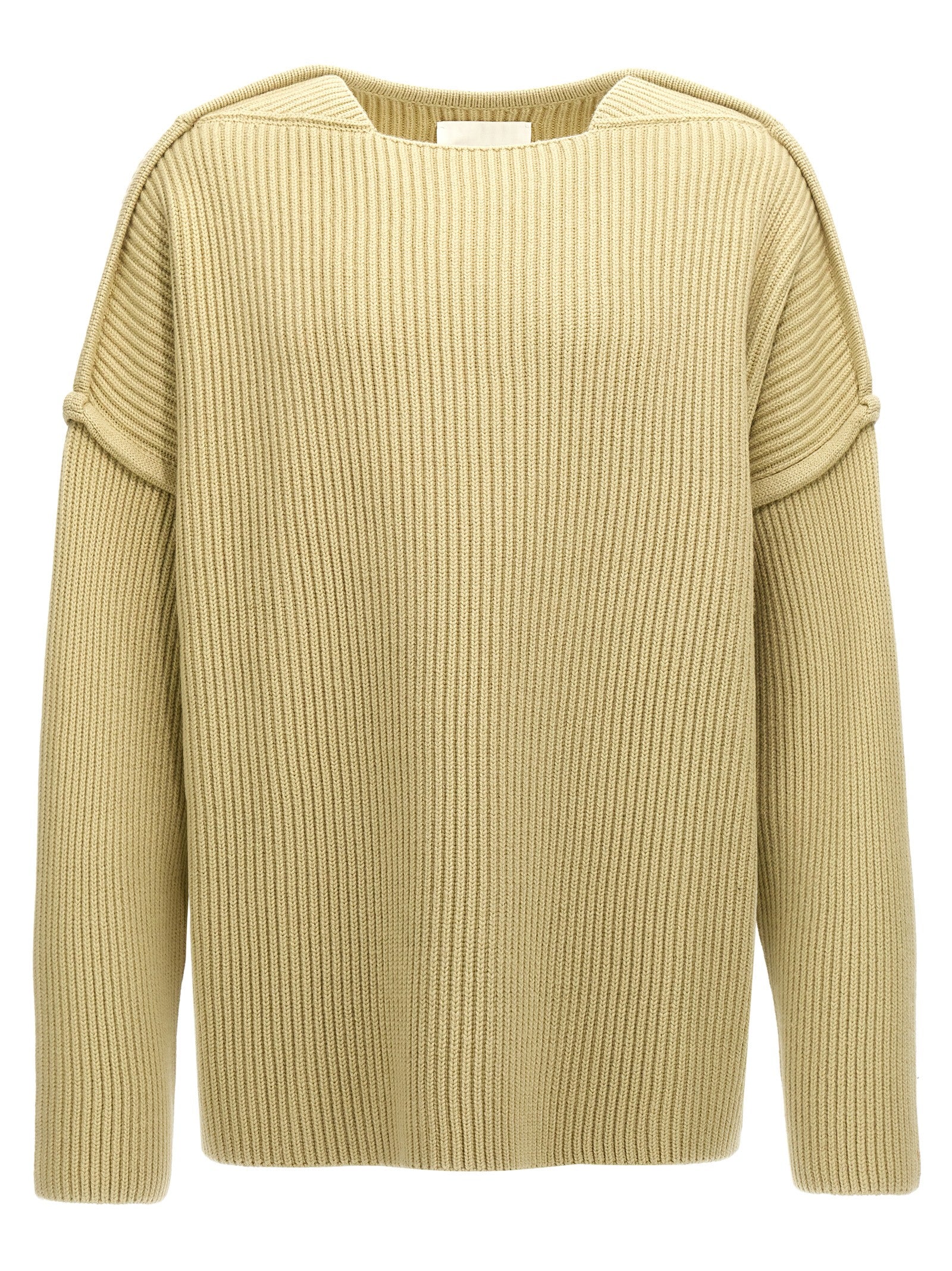 Geometric Neckline Sweater