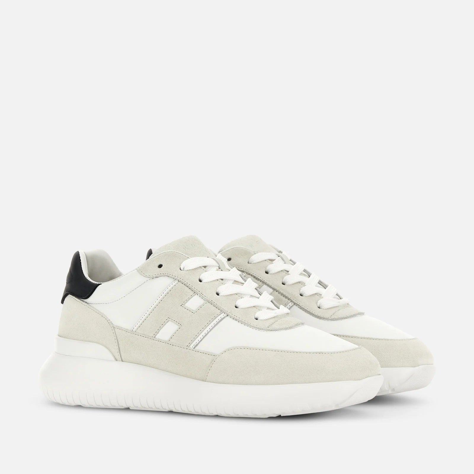 H709 Allacciato H Banda Sneakers in White