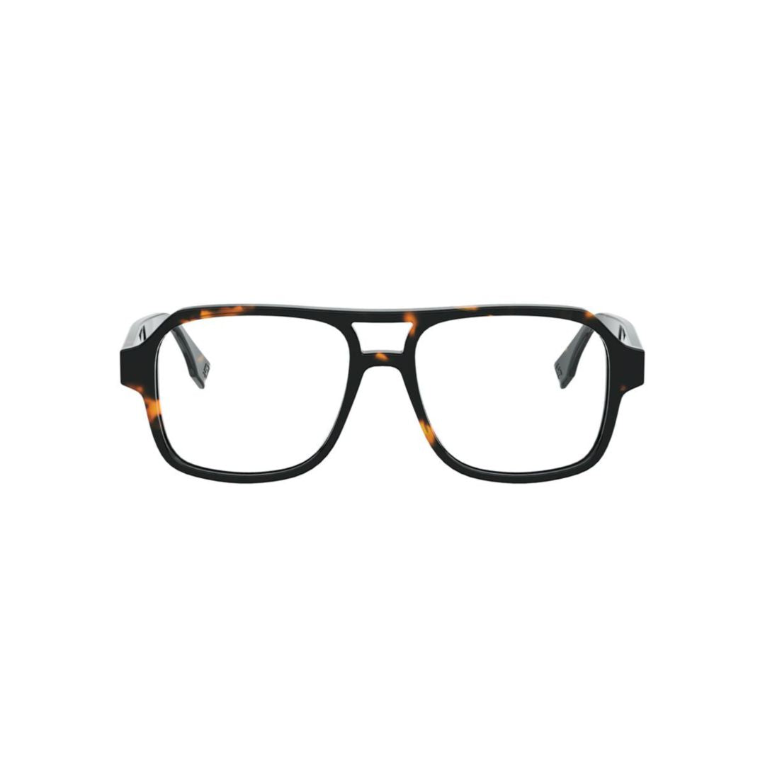 Fe50131i Bold Square Tortoiseshell Sunglasses