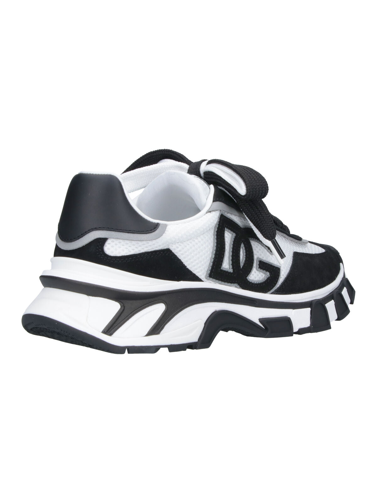 White DG Country Road Leather Sneakers