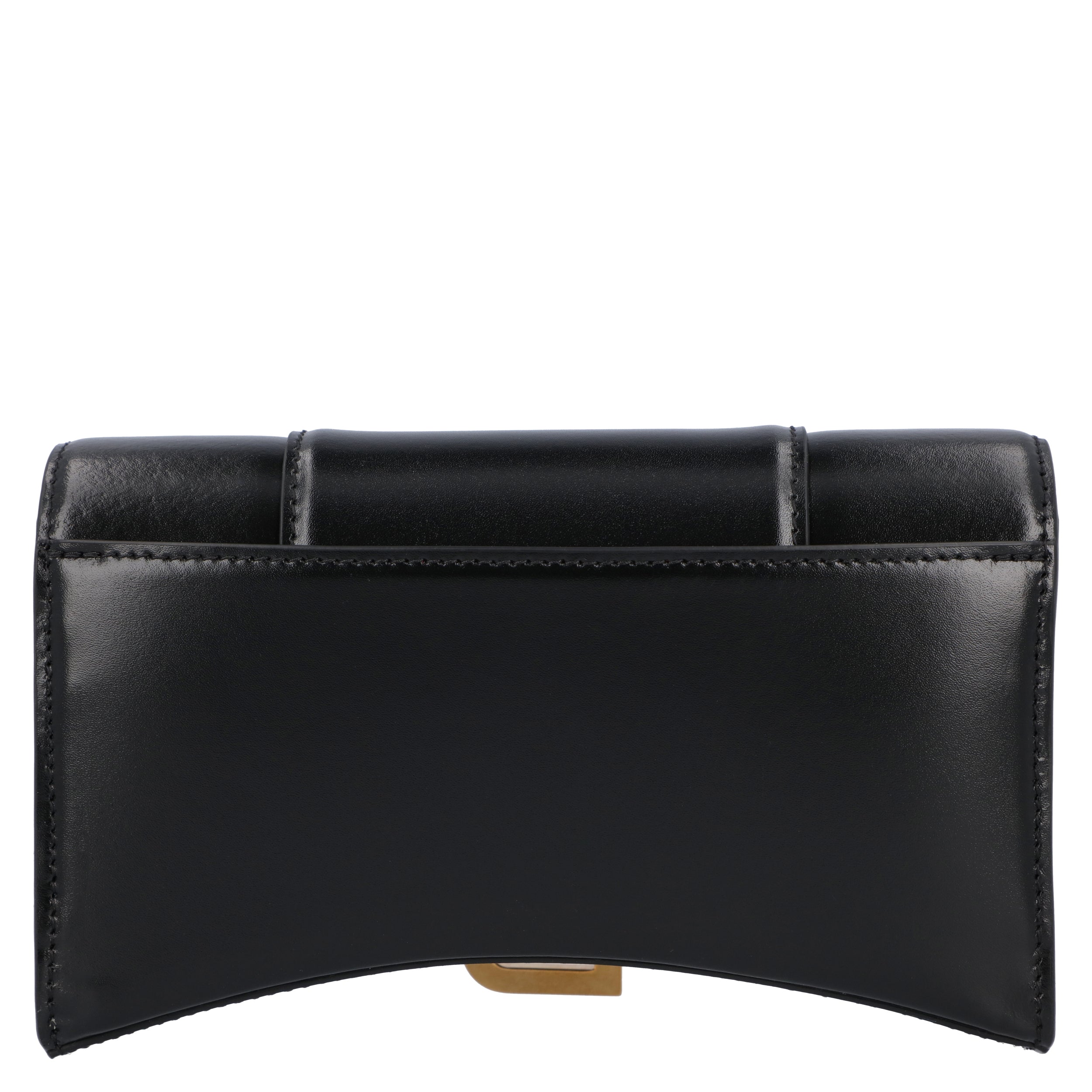 Hourglass Wallet On Chain Box In Black